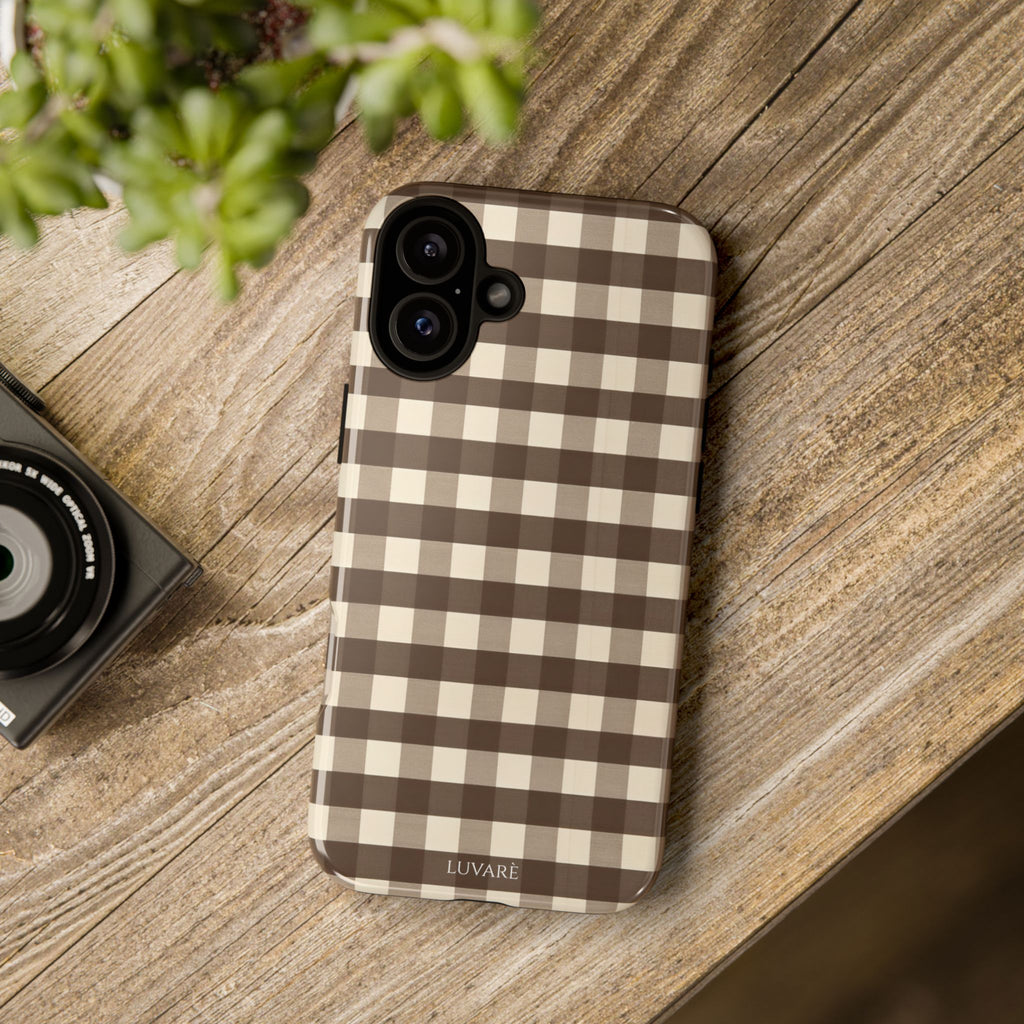 Brown Buffalo Plaid Case