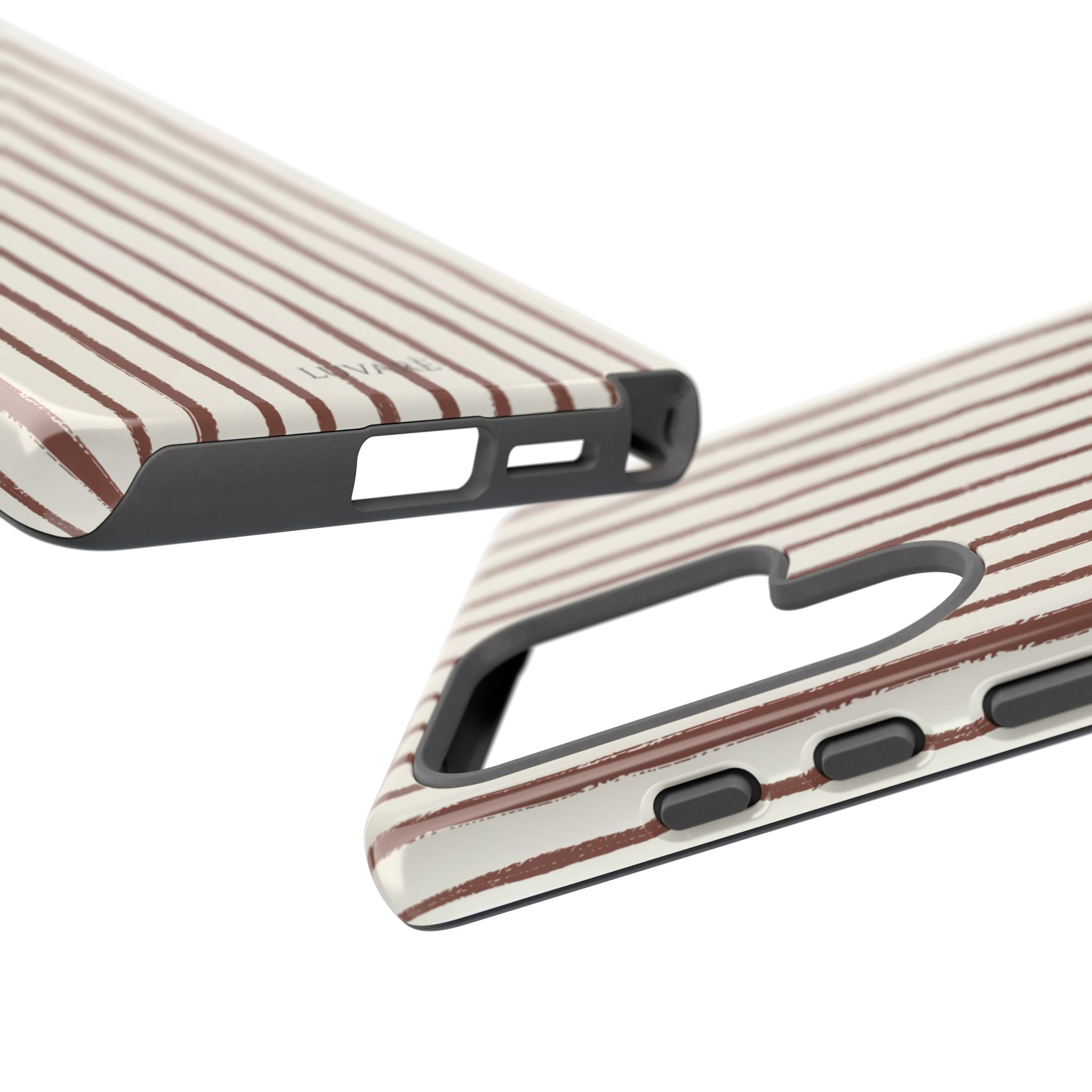 Brown Drawn Stripe Case