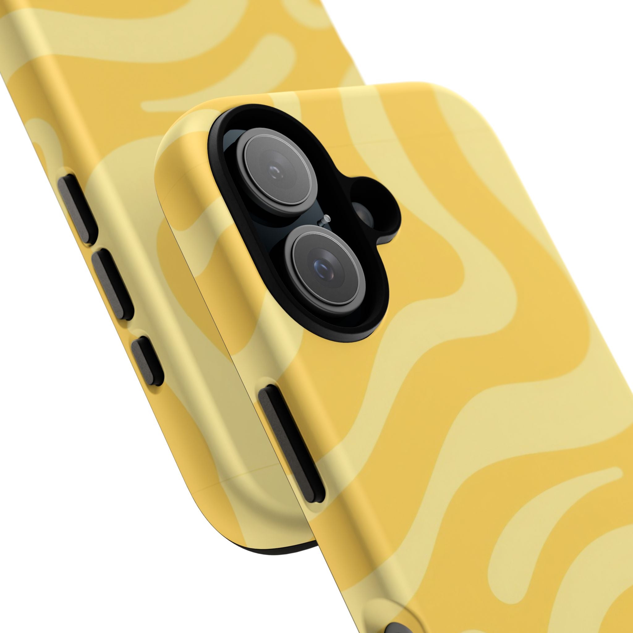 Yellow Retro Swirl Case