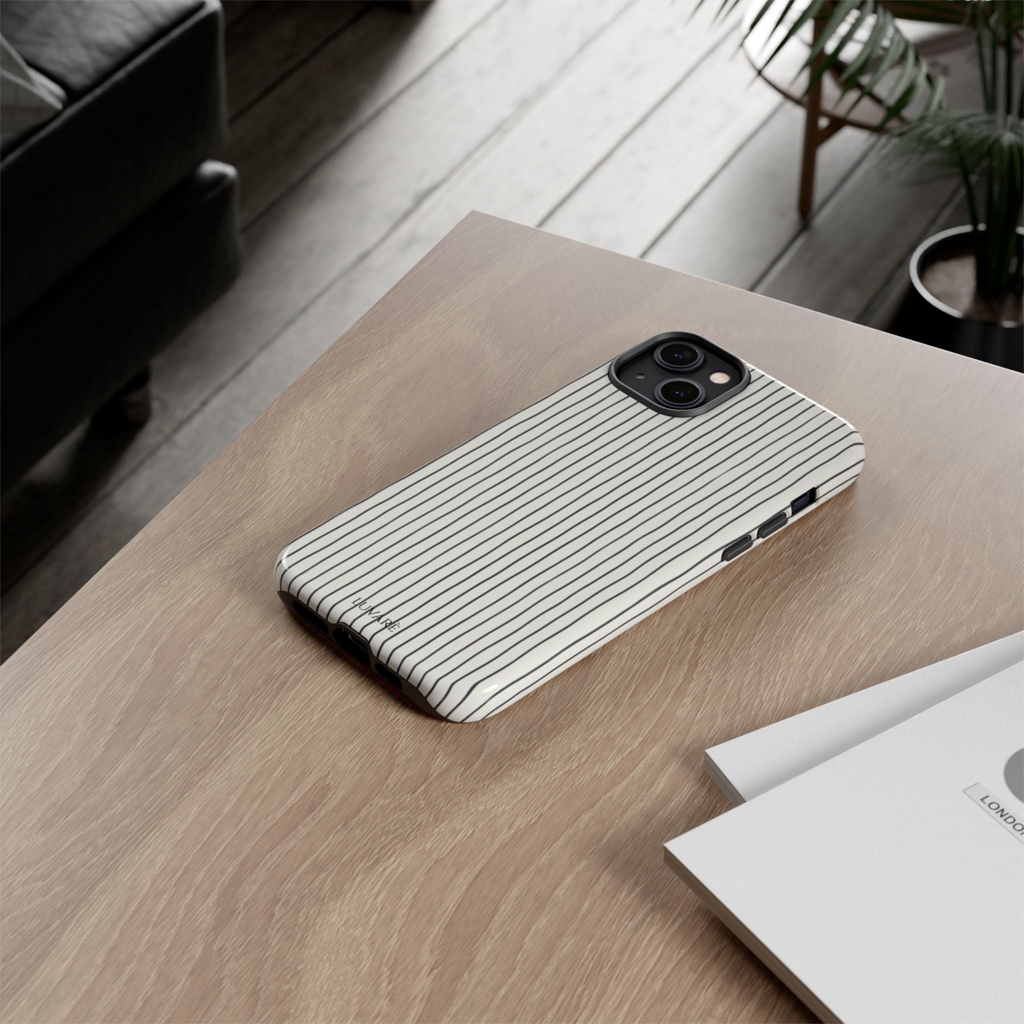 Black Pinstripe Case