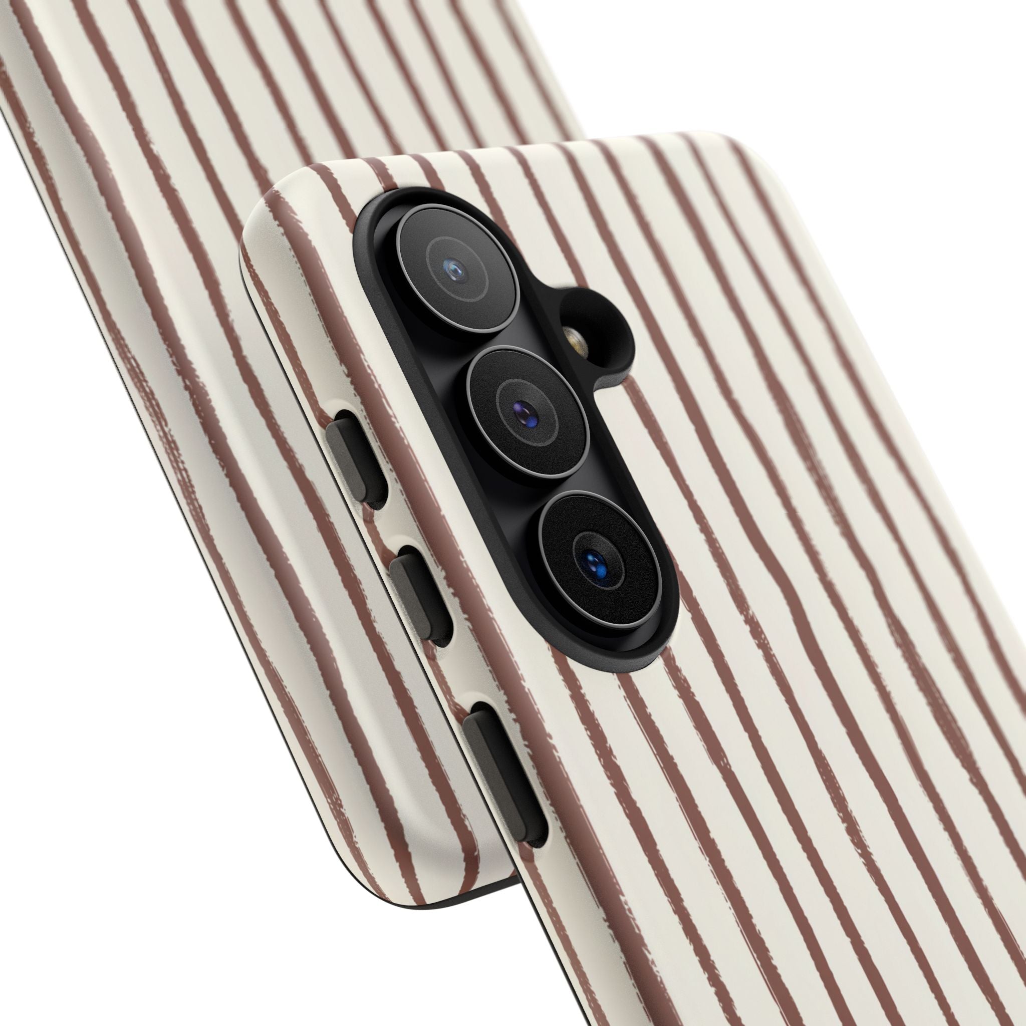 Brown Drawn Stripe Case