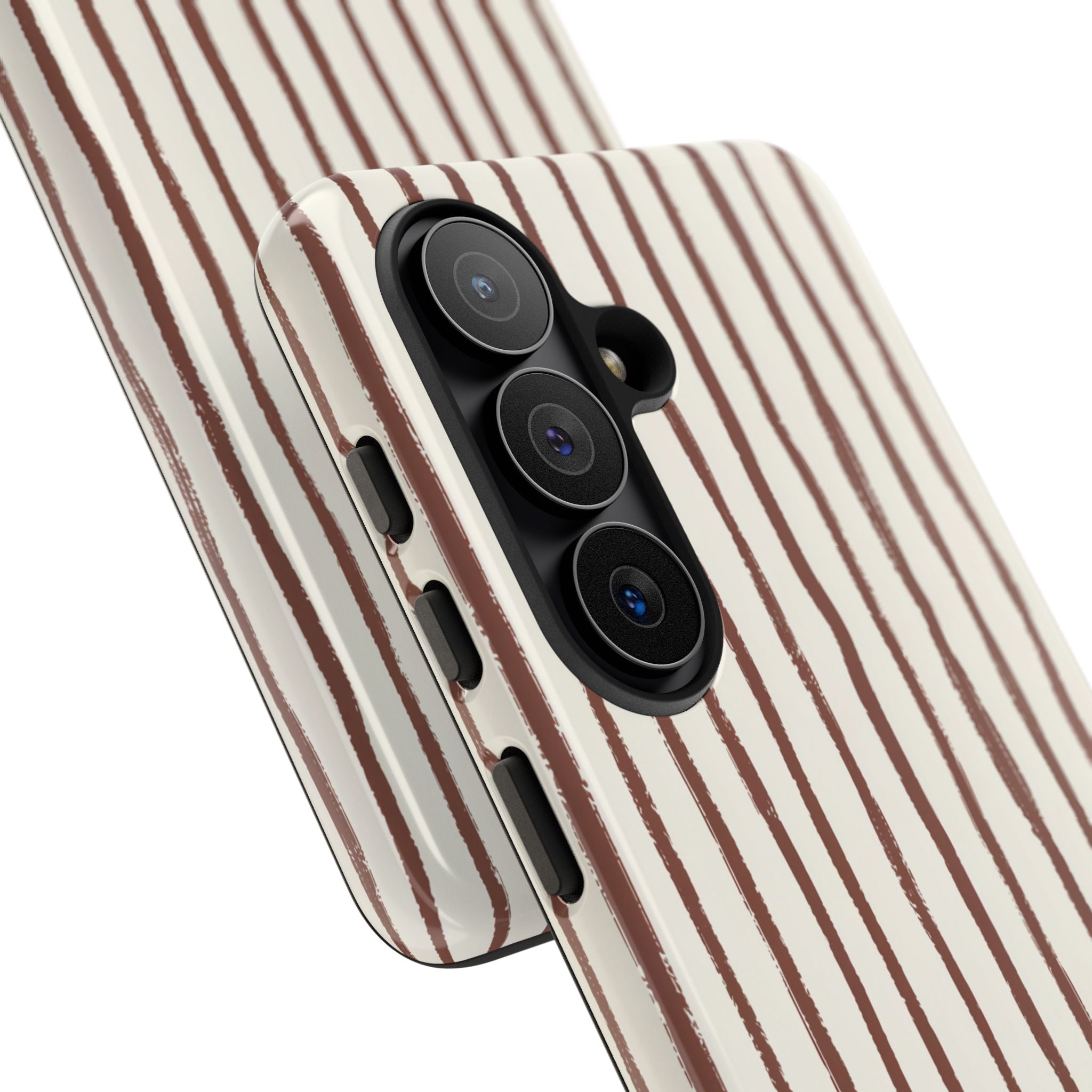 Brown Drawn Stripe Case
