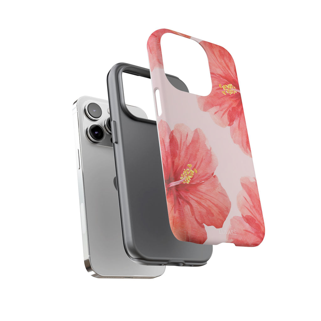 Watercolour Island Floral Hibiscus Case