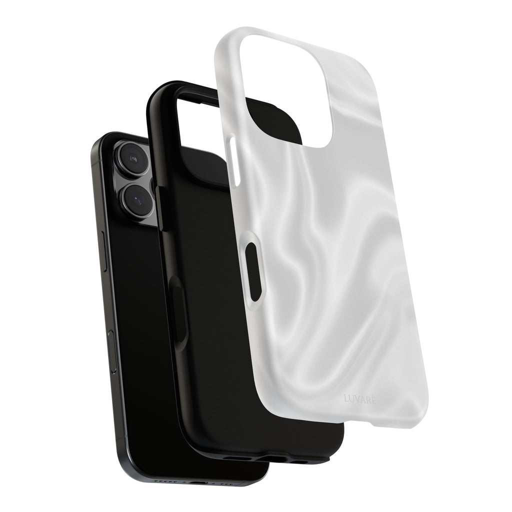Pearl Marble Tough Phone Case — Durable Slim Impact Protection
