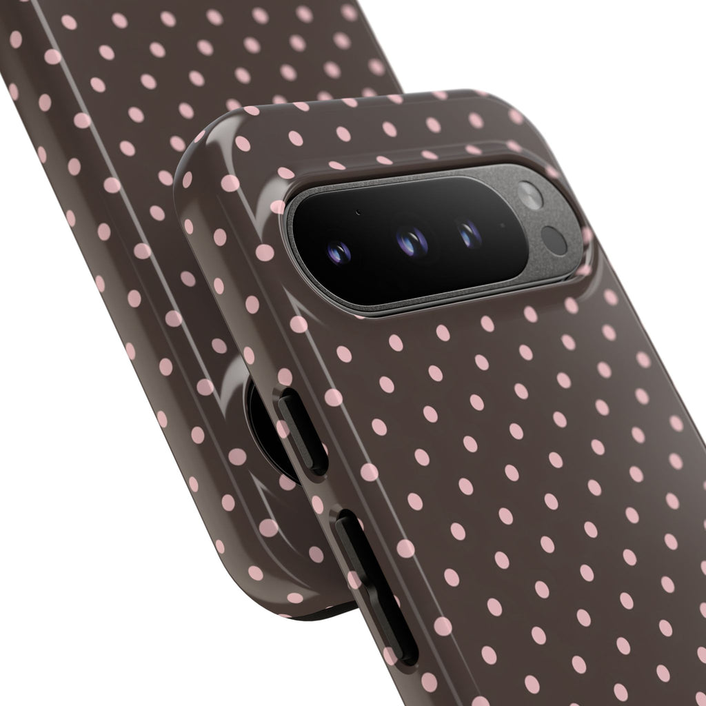 Brown Polka Dot Phone Case