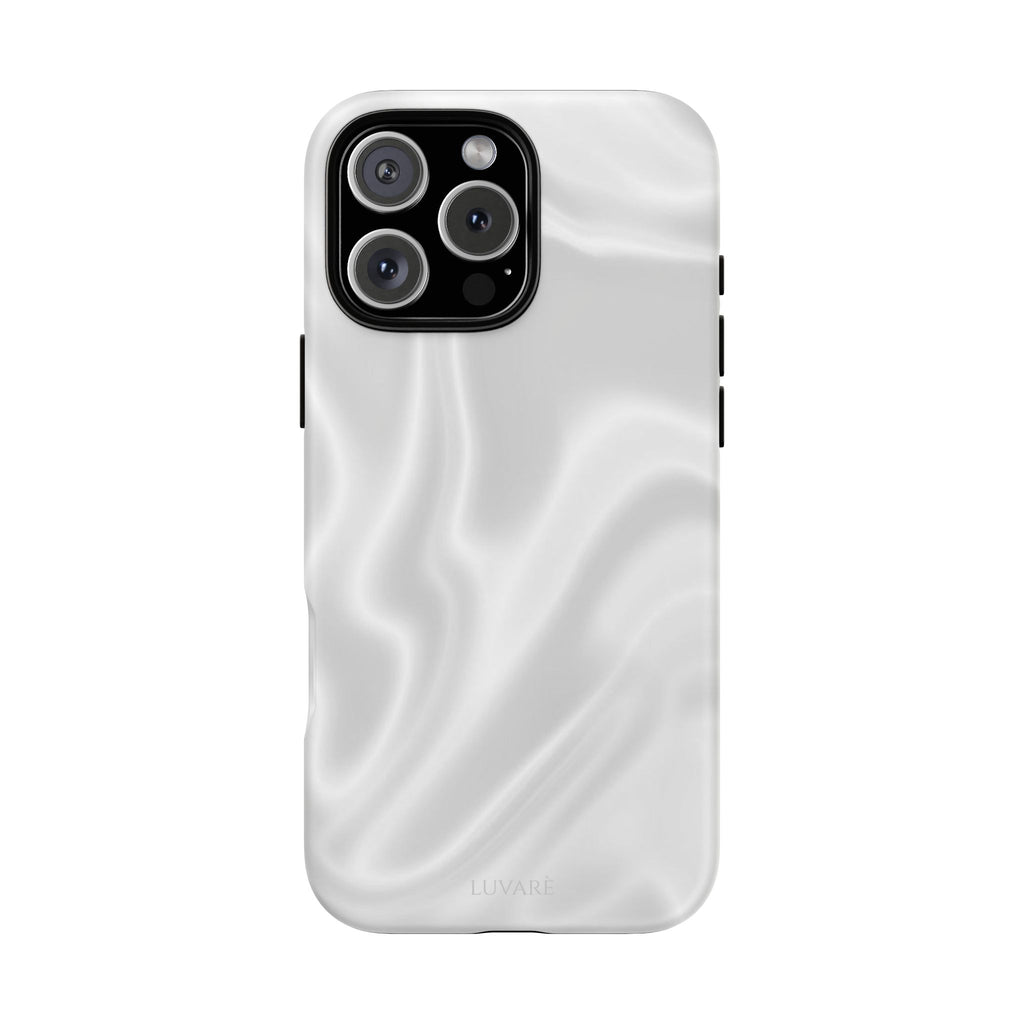 Pearl Marble Tough Phone Case — Durable Slim Impact Protection