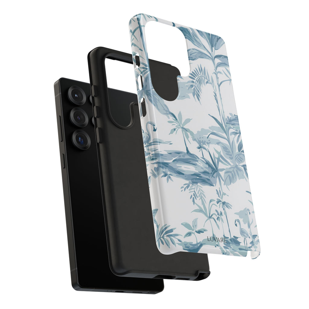 Tropical Palm Toile Case