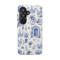 Paris Blue Toile Case