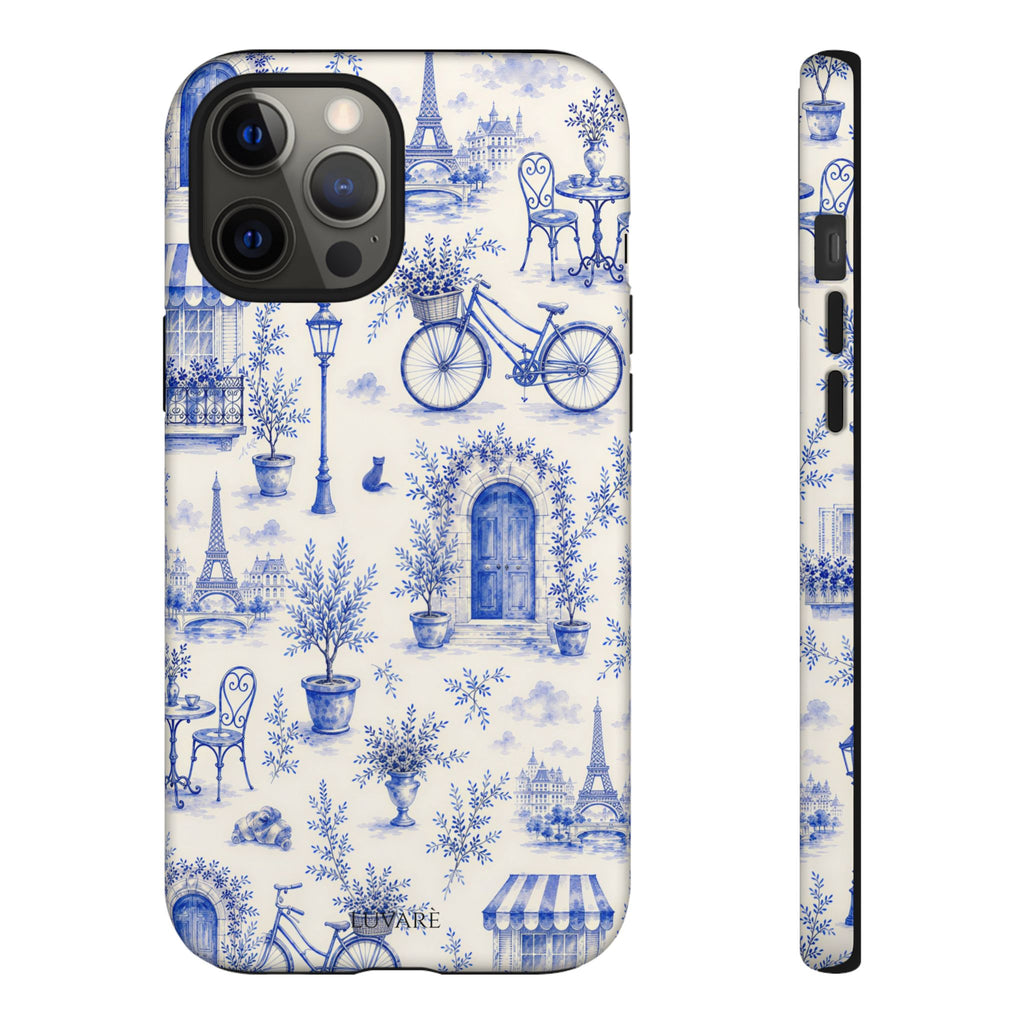 Paris Blue Toile Case