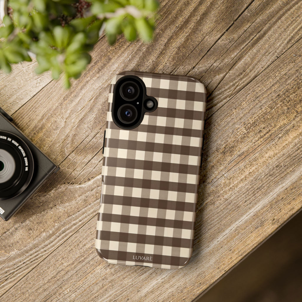 Brown Buffalo Plaid Case