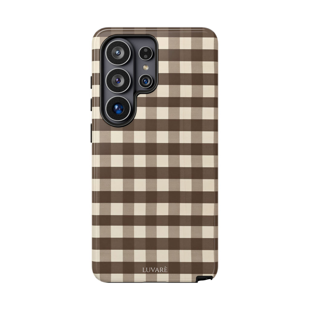 Brown Buffalo Plaid Case