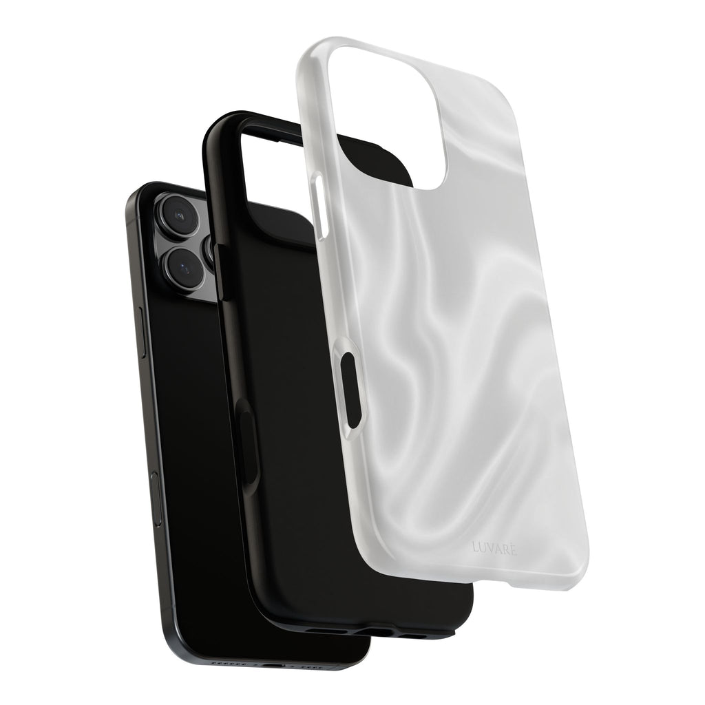 Pearl Marble Tough Phone Case — Durable Slim Impact Protection