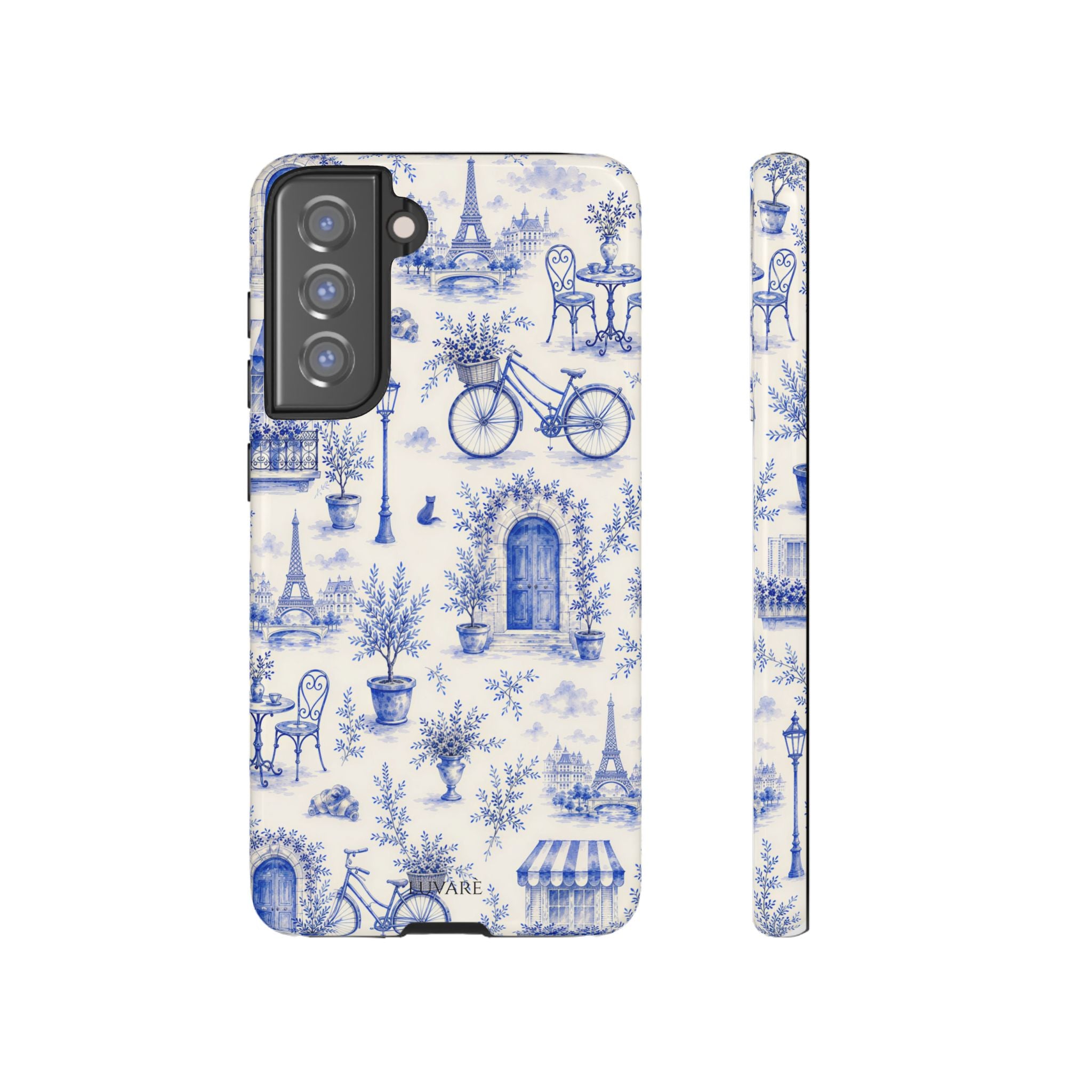 Paris Blue Toile Case