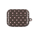 Brown Polka Dot AirPod Case