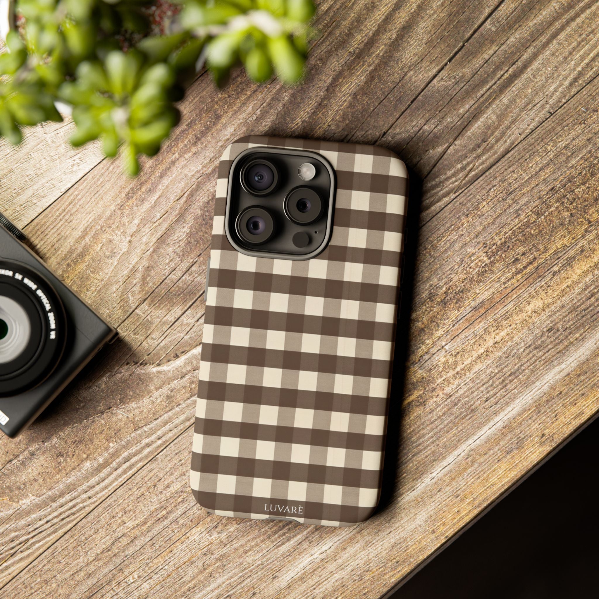 Brown Buffalo Plaid Case