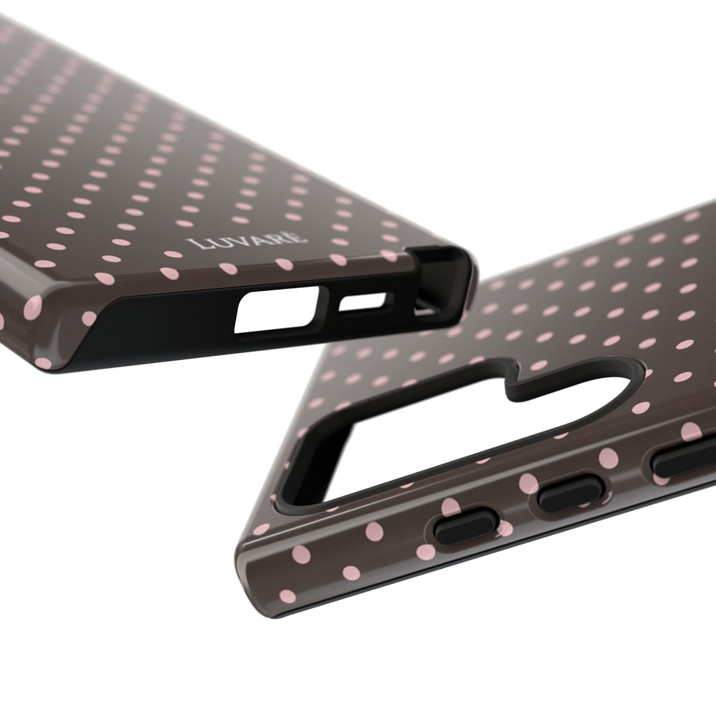 Brown Polka Dot Phone Case