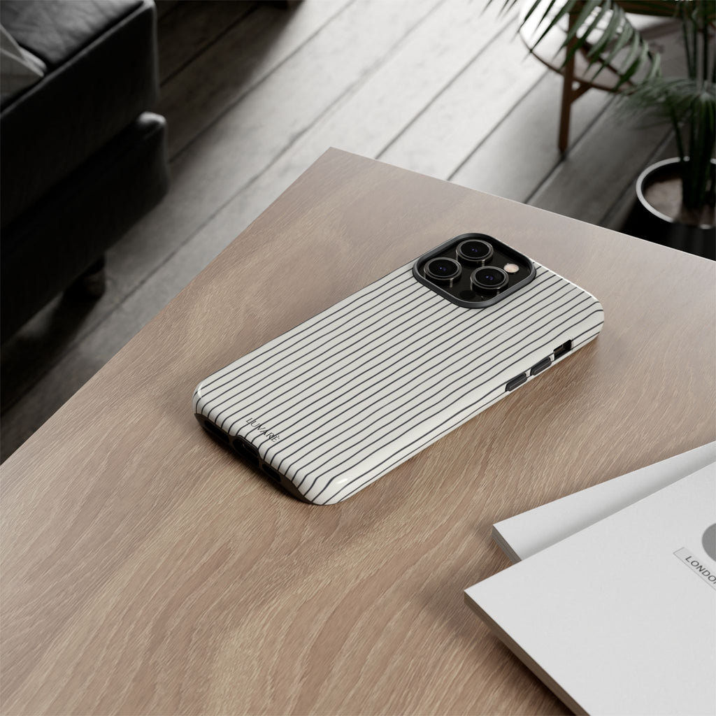 Black Pinstripe Case