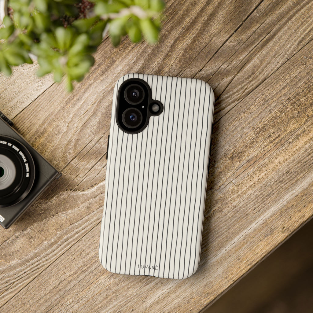 Black Pinstripe Case