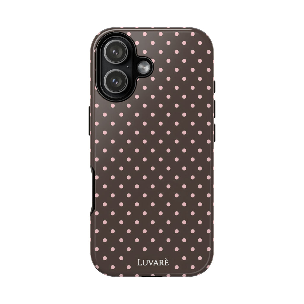 Brown Polka Dot Phone Case