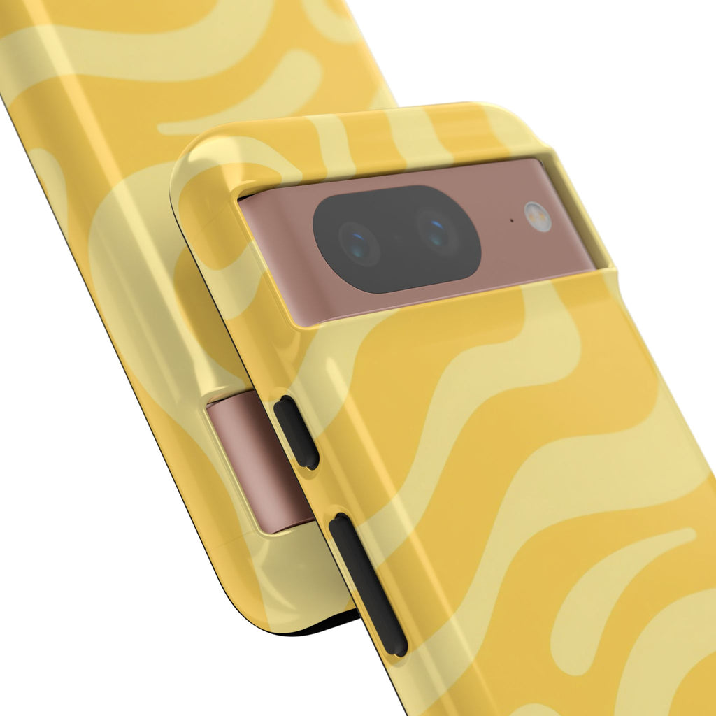 Yellow Retro Swirl Case