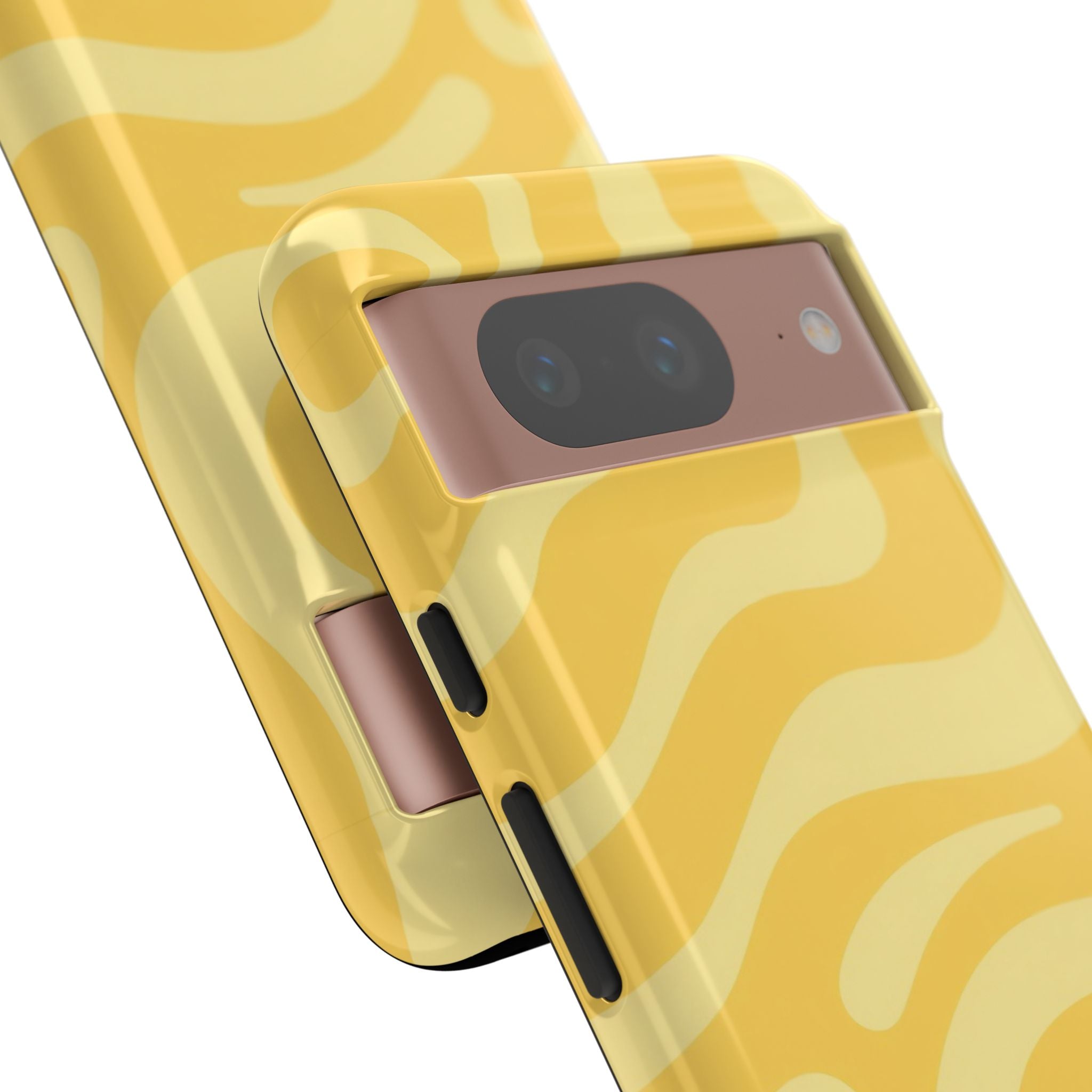 Yellow Retro Swirl Case