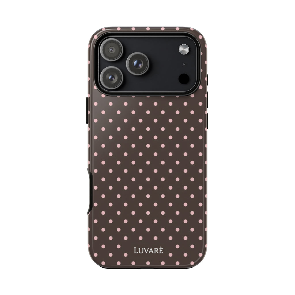 Brown Polka Dot Phone Case