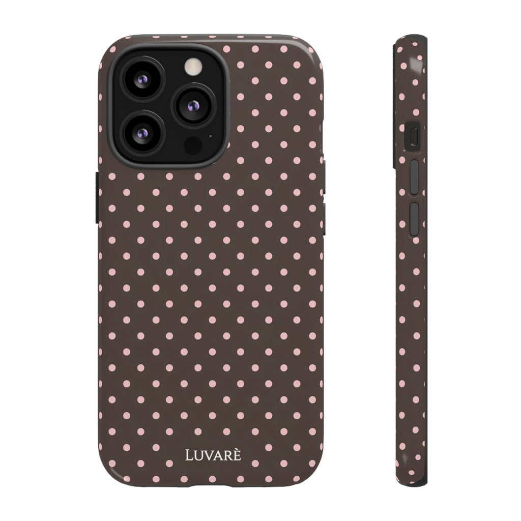 Brown Polka Dot Phone Case