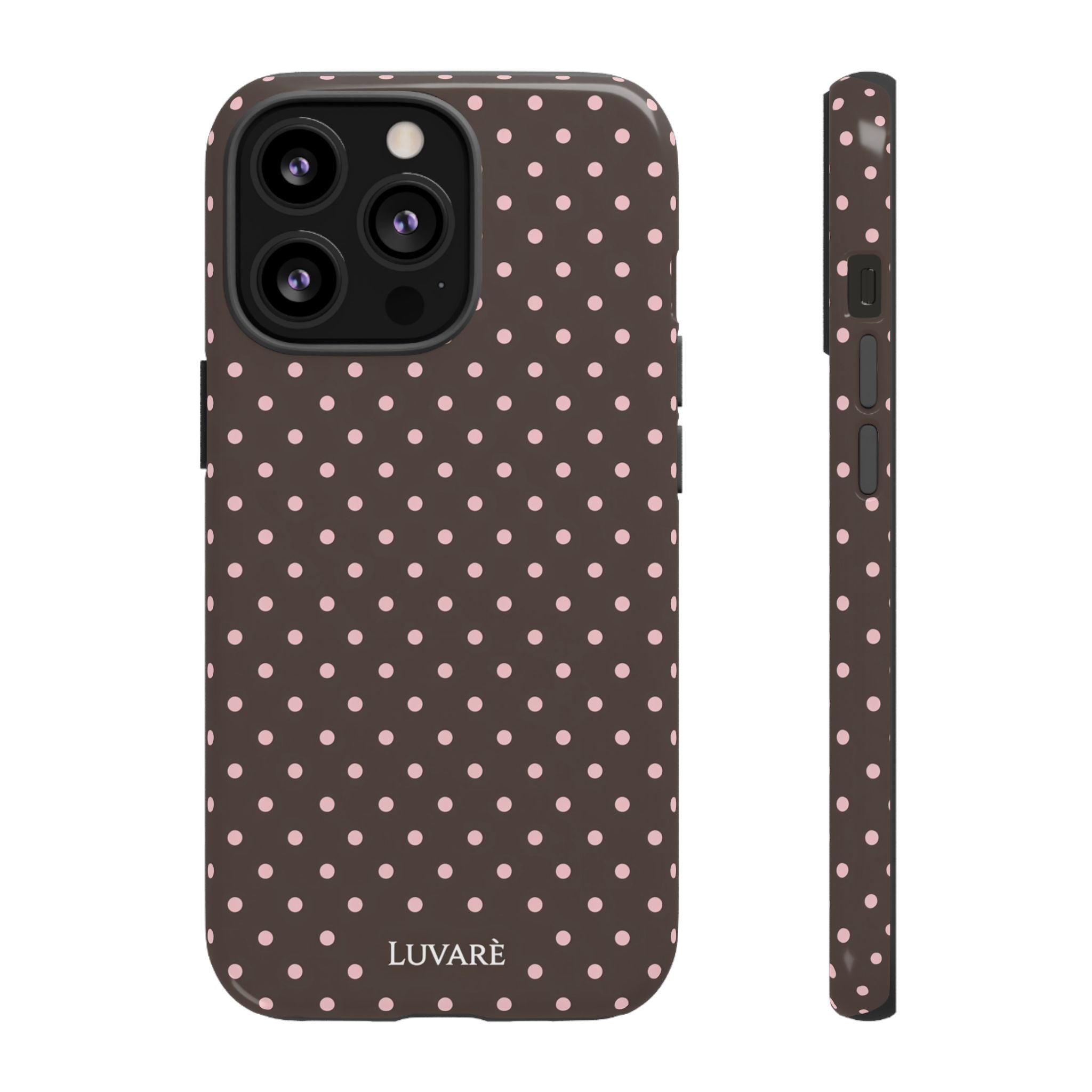 Brown Polka Dot Phone Case
