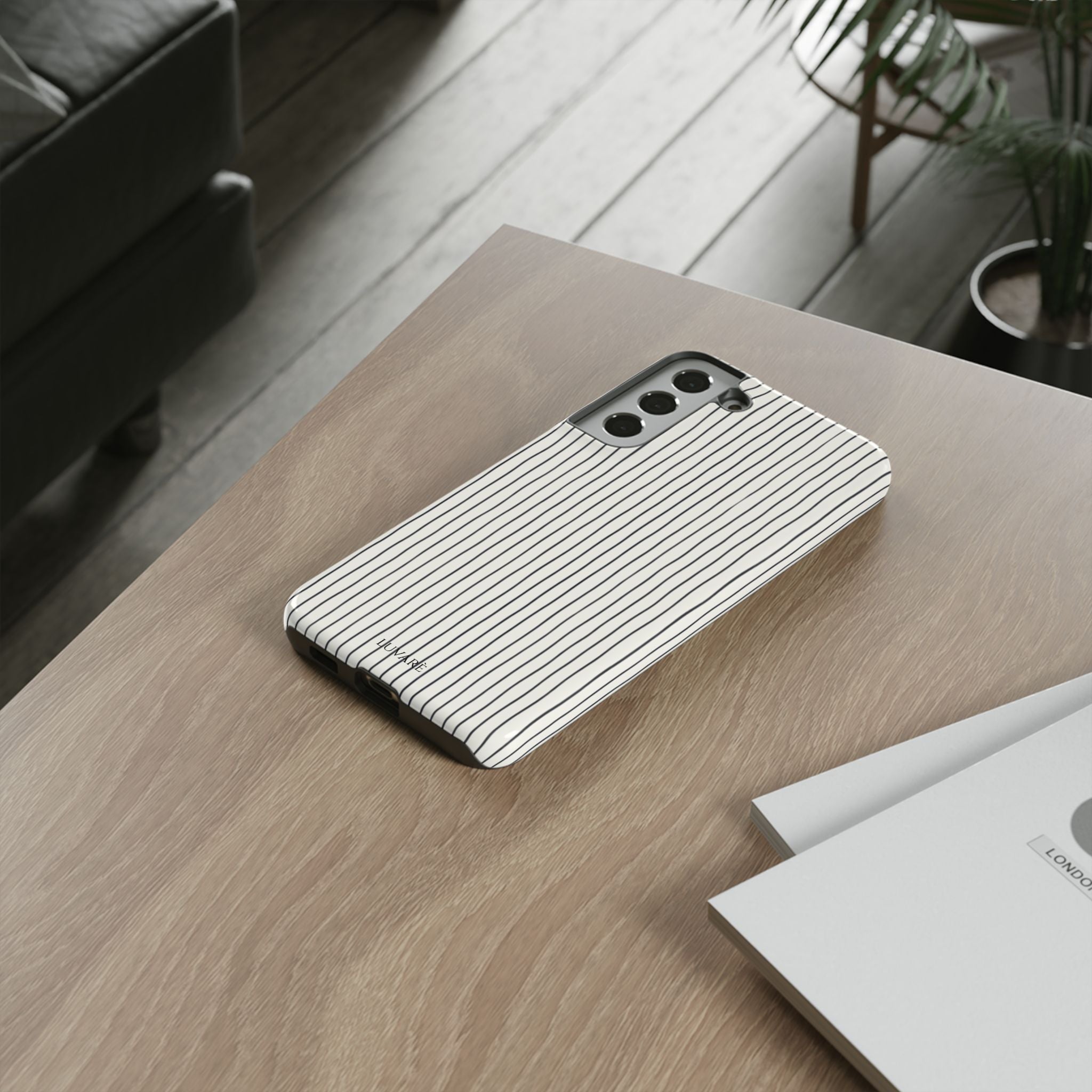 Black Pinstripe Case