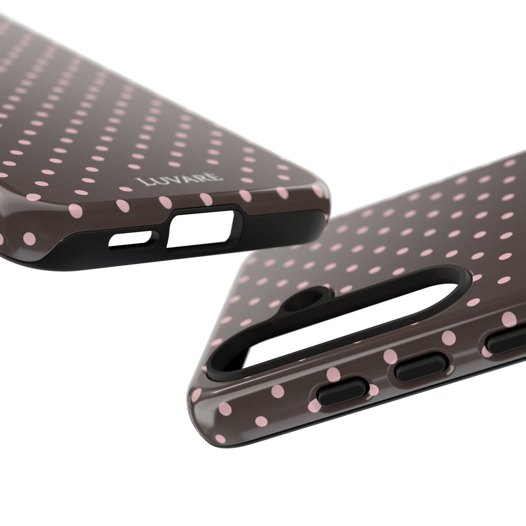 Brown Polka Dot Phone Case