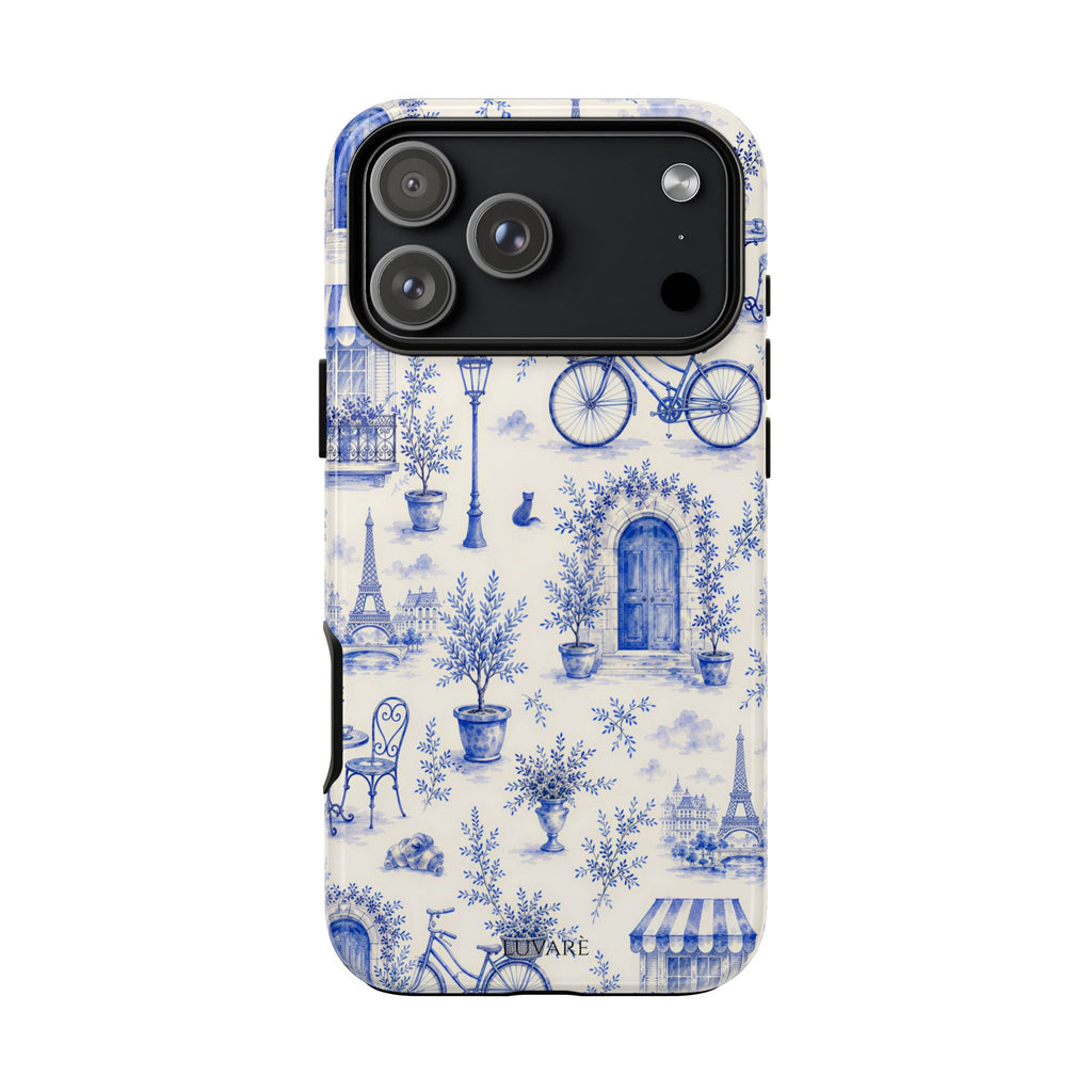 Paris Blue Toile Case