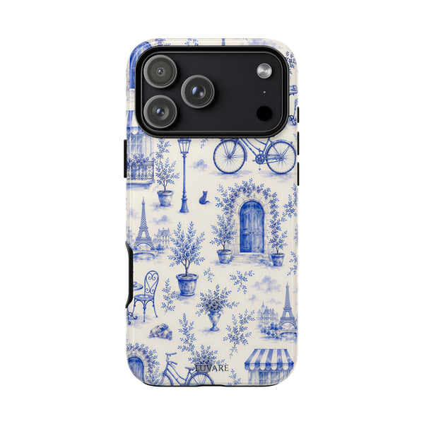 Paris Blue Toile Case