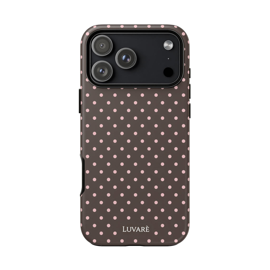 Brown Polka Dot Phone Case
