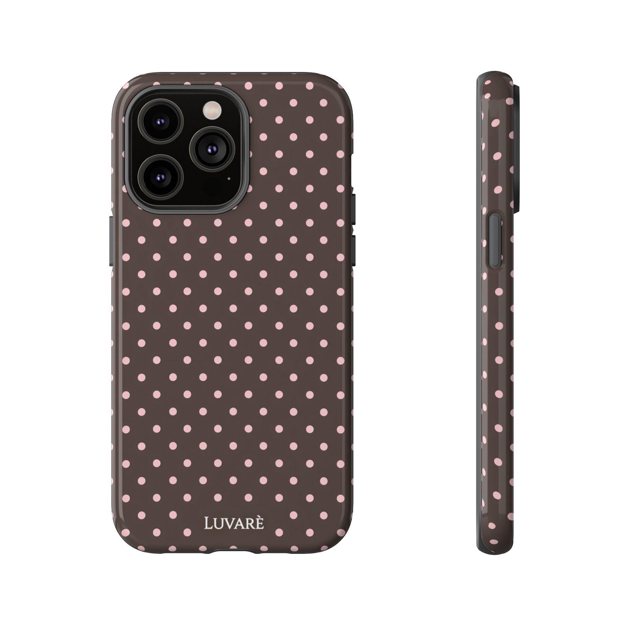 Brown Polka Dot Phone Case