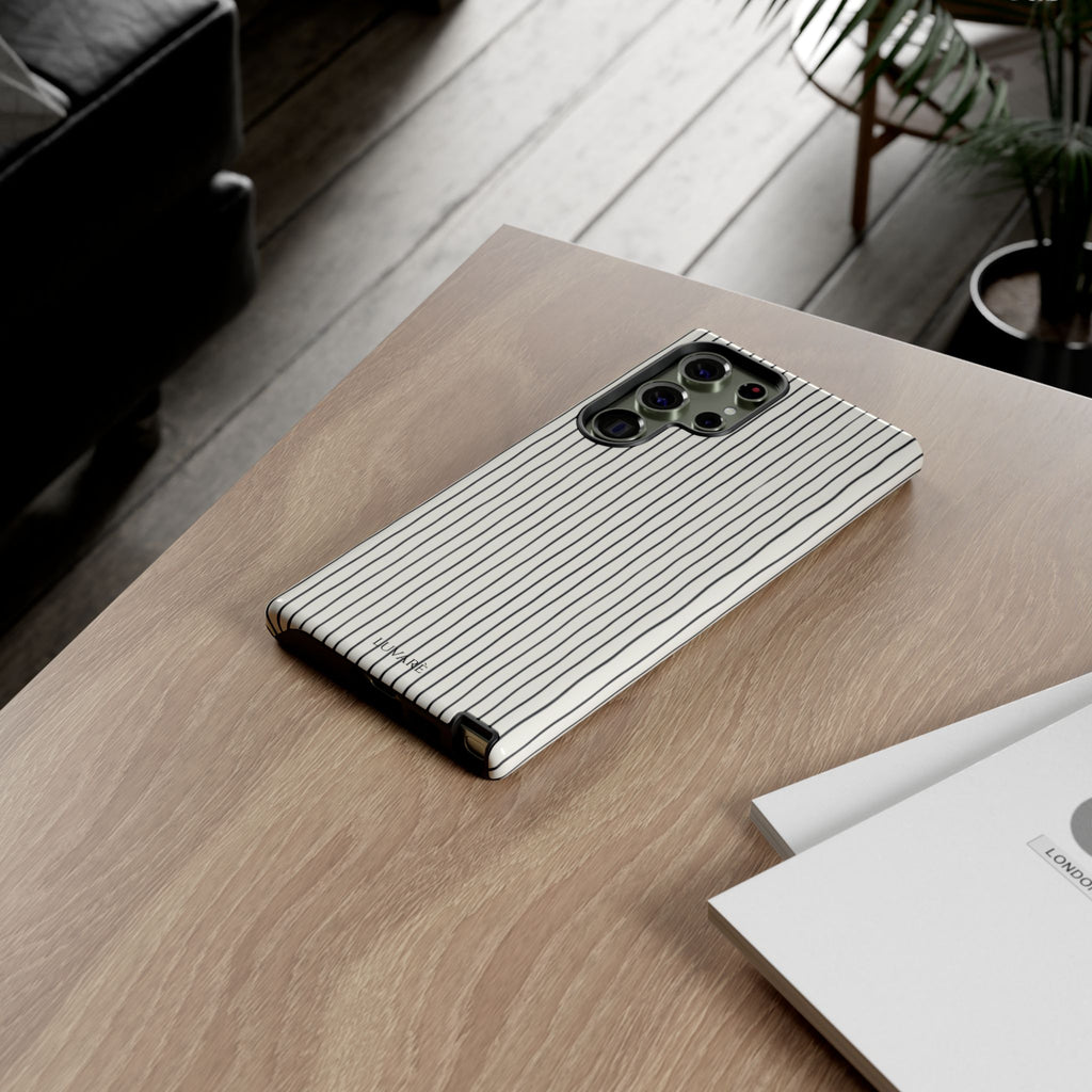 Black Pinstripe Case