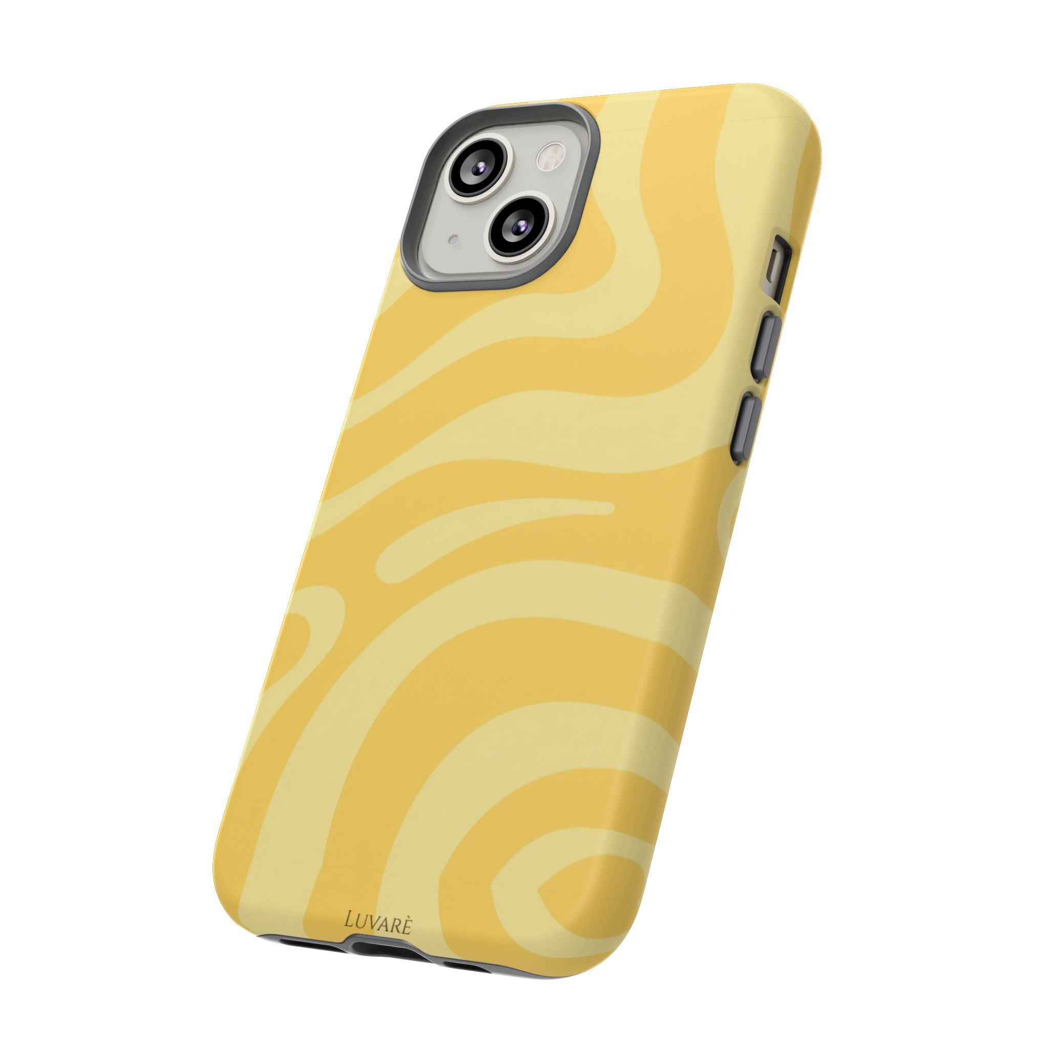 Yellow Retro Swirl Case