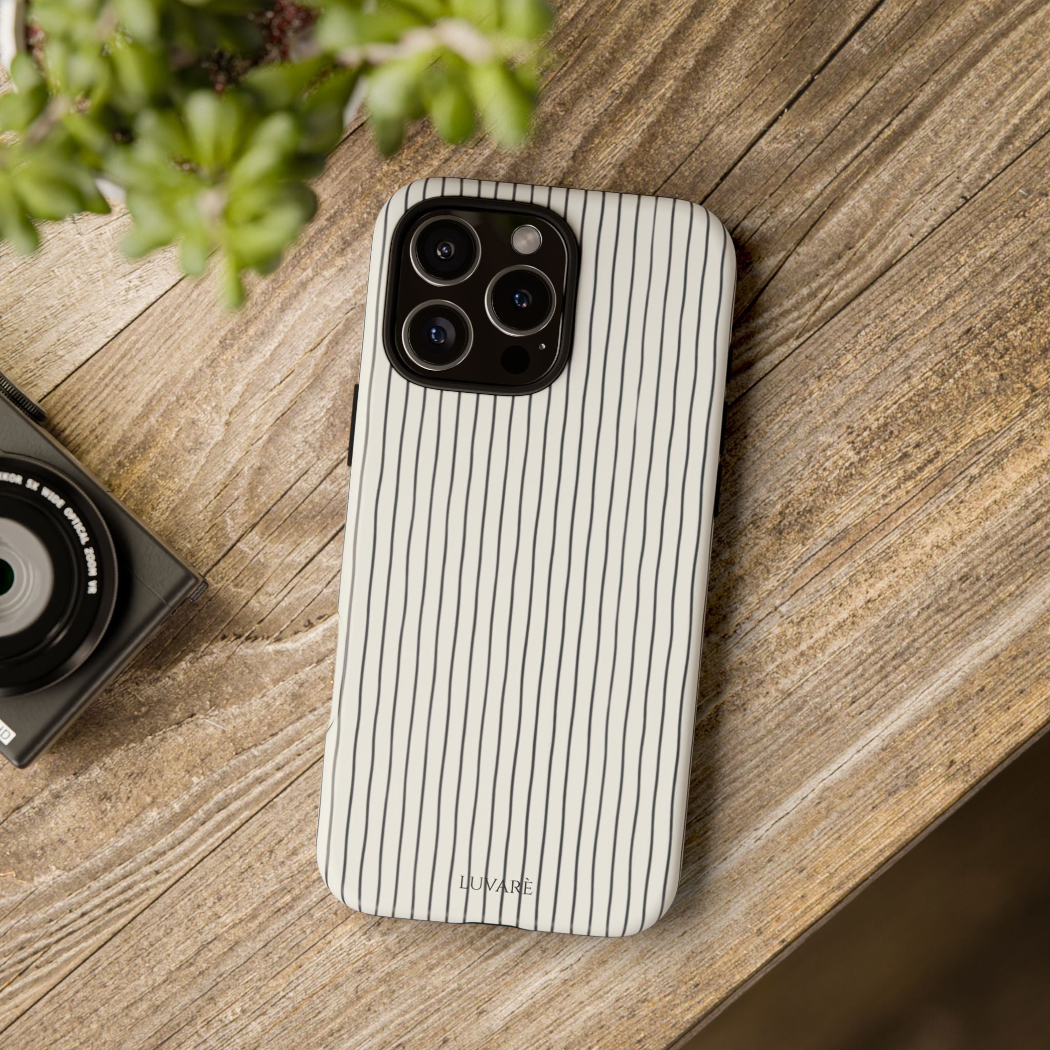 Black Pinstripe Case