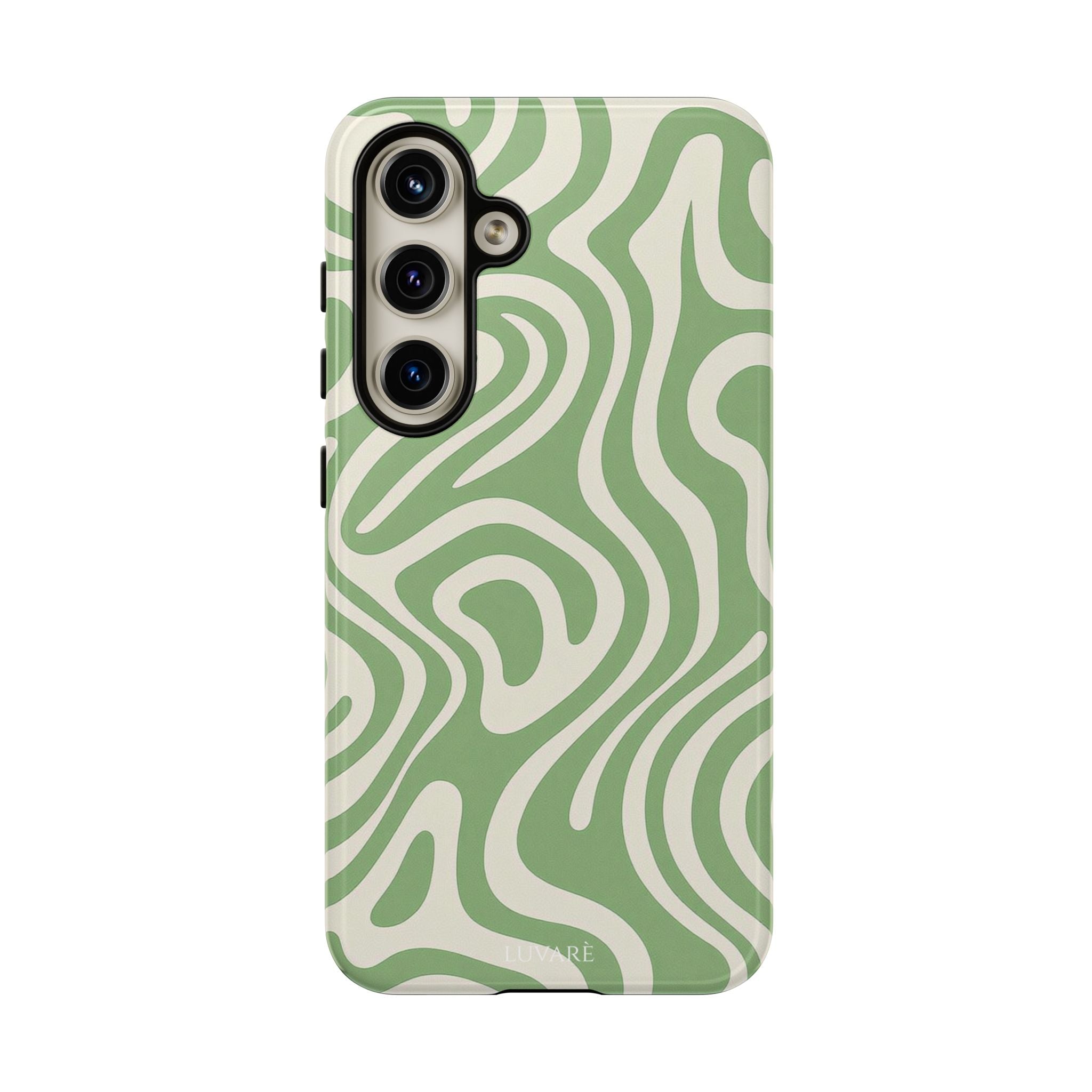 Abstract Green Swirl Phone Case