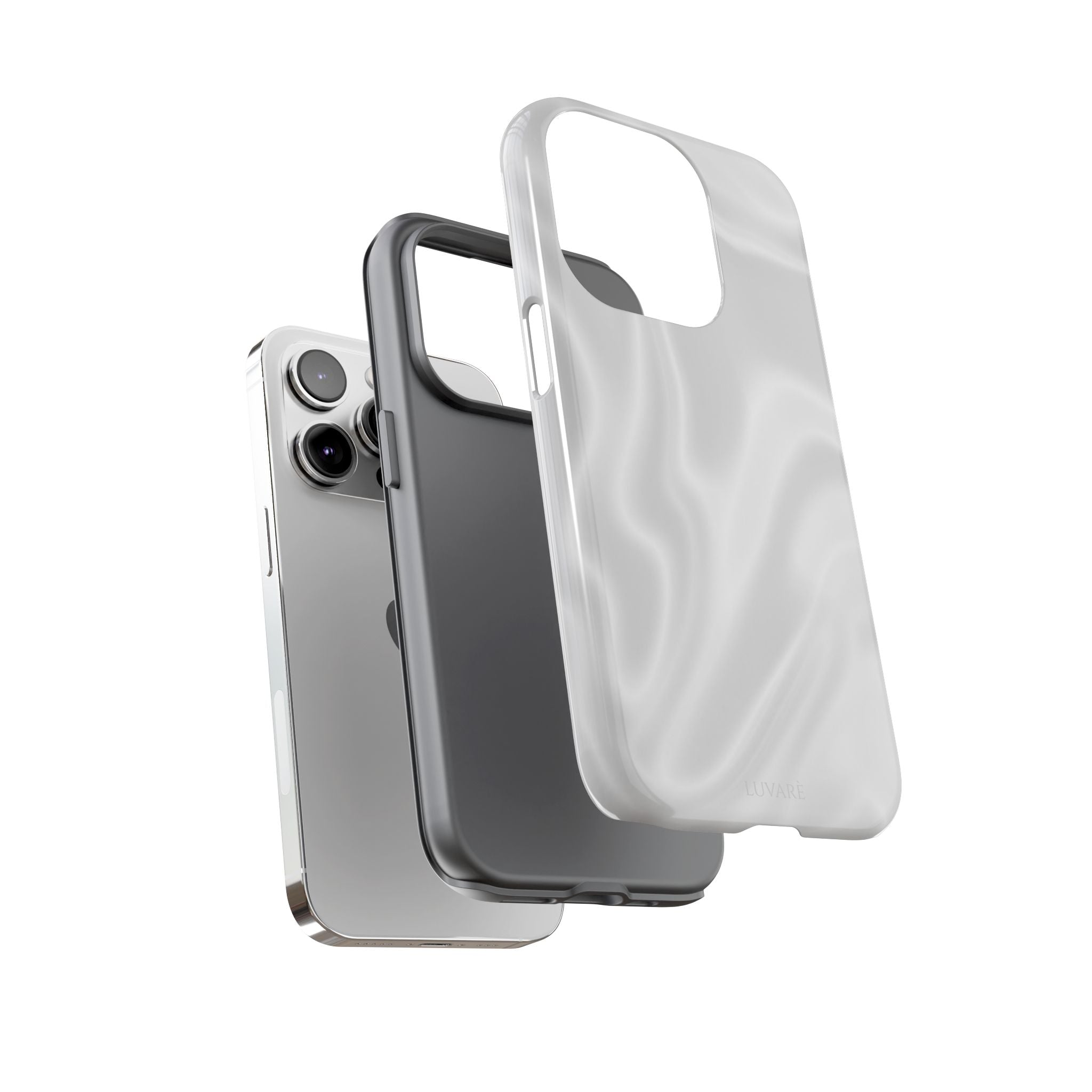 Pearl Marble Tough Phone Case — Durable Slim Impact Protection