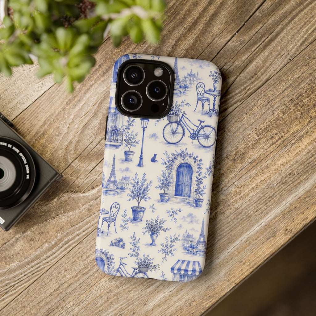 Paris Blue Toile Case
