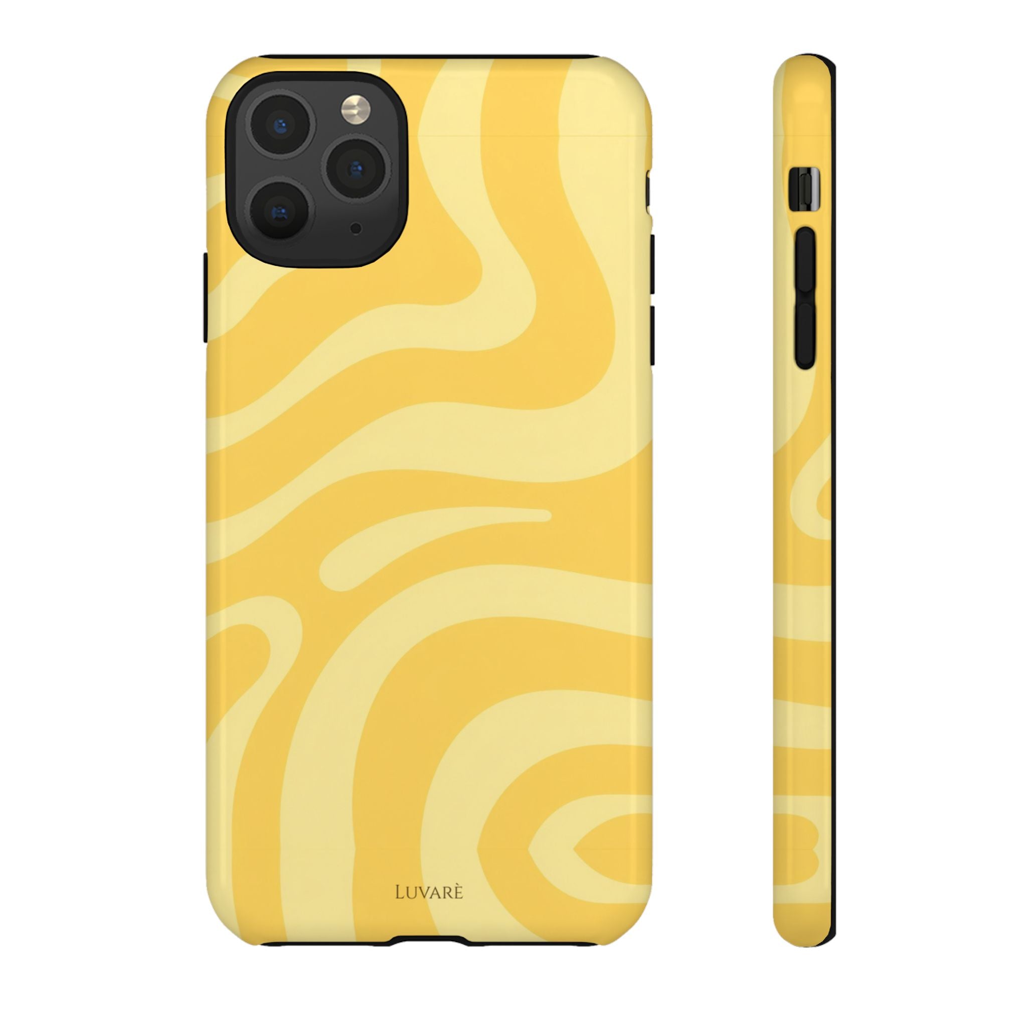 Yellow Retro Swirl Case