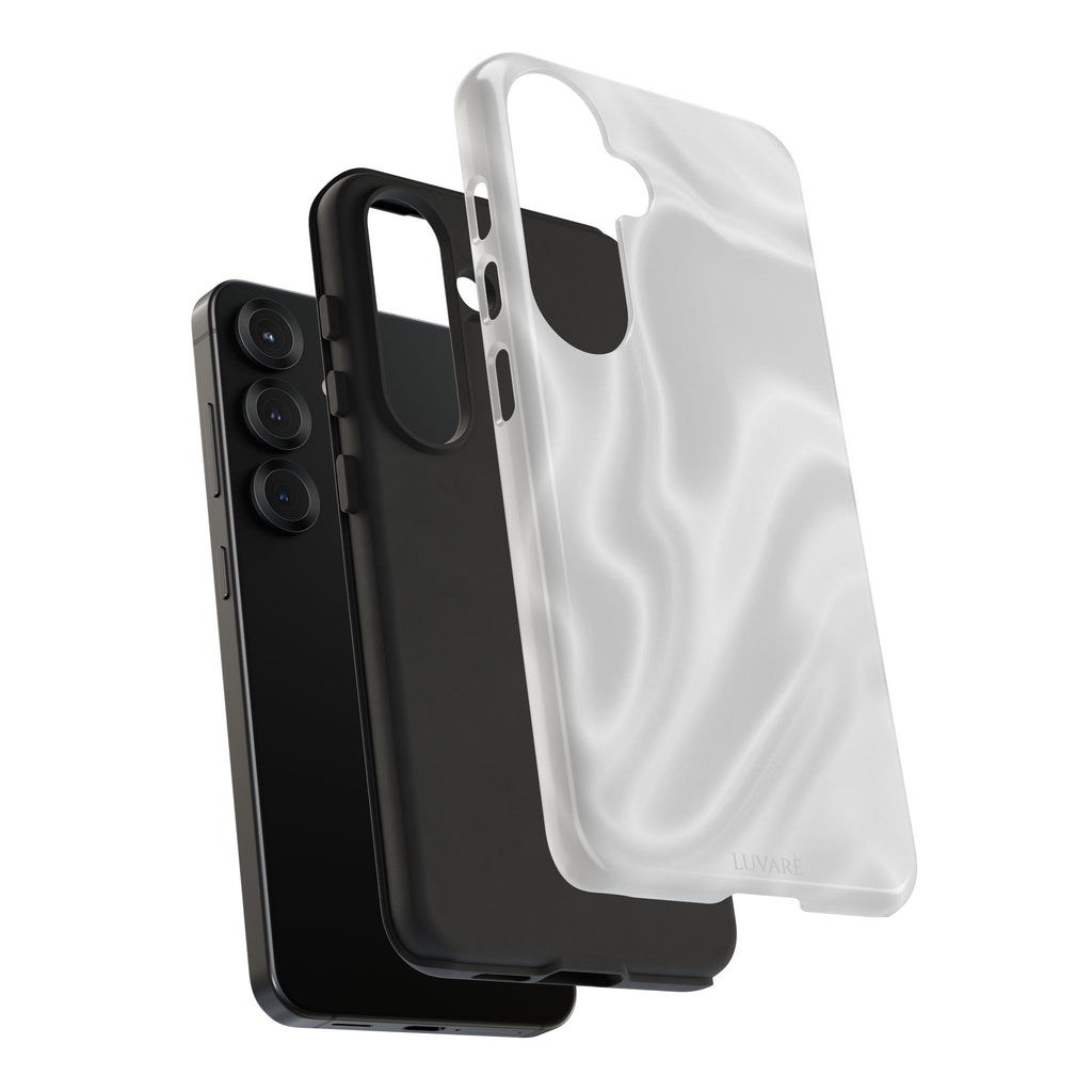 Pearl Marble Tough Phone Case — Durable Slim Impact Protection
