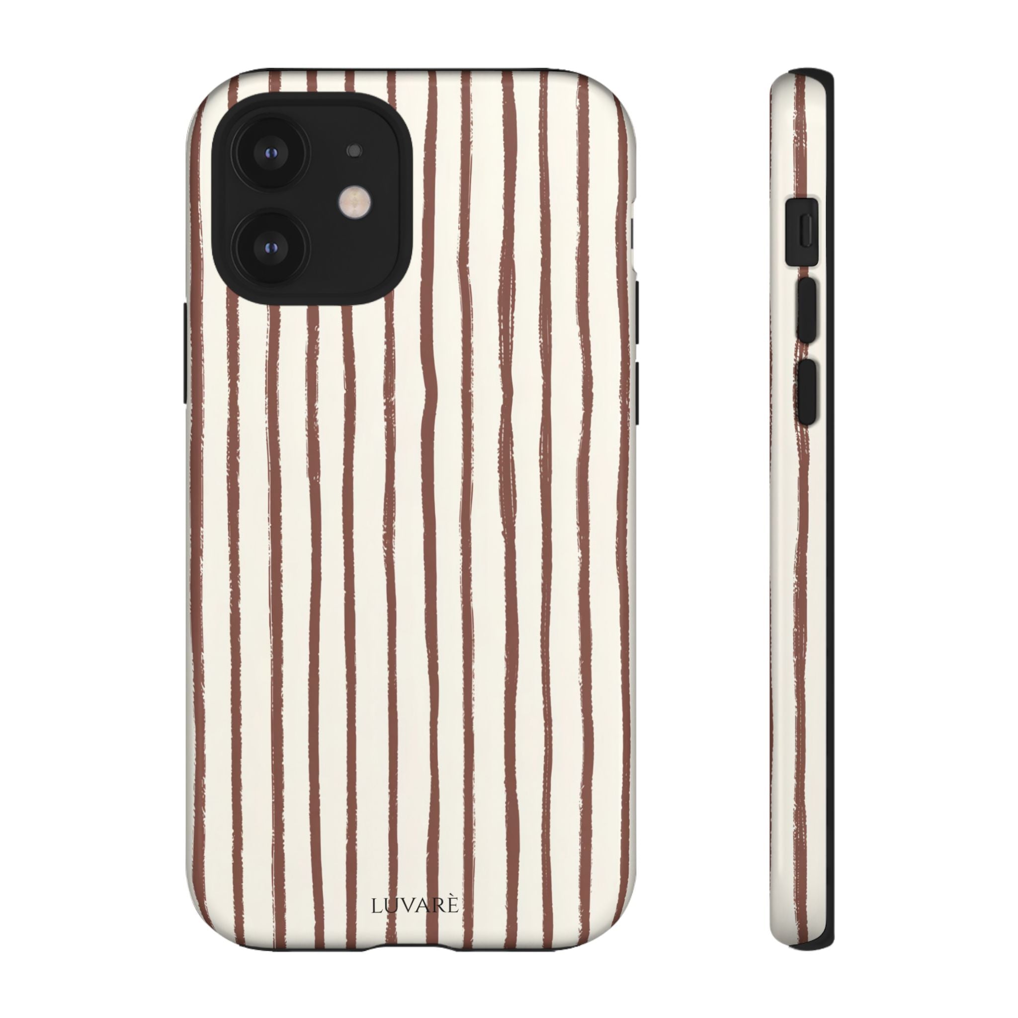 Brown Drawn Stripe Case