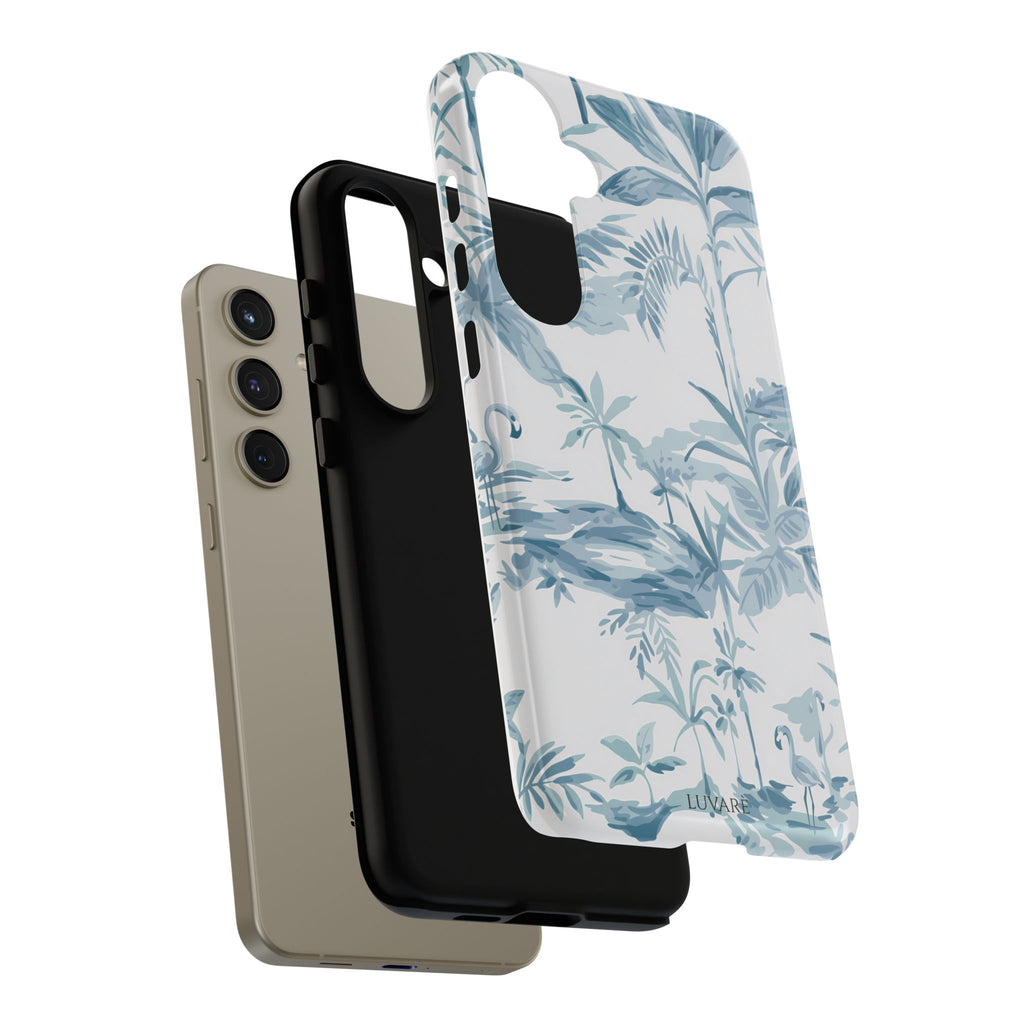Tropical Palm Toile Case