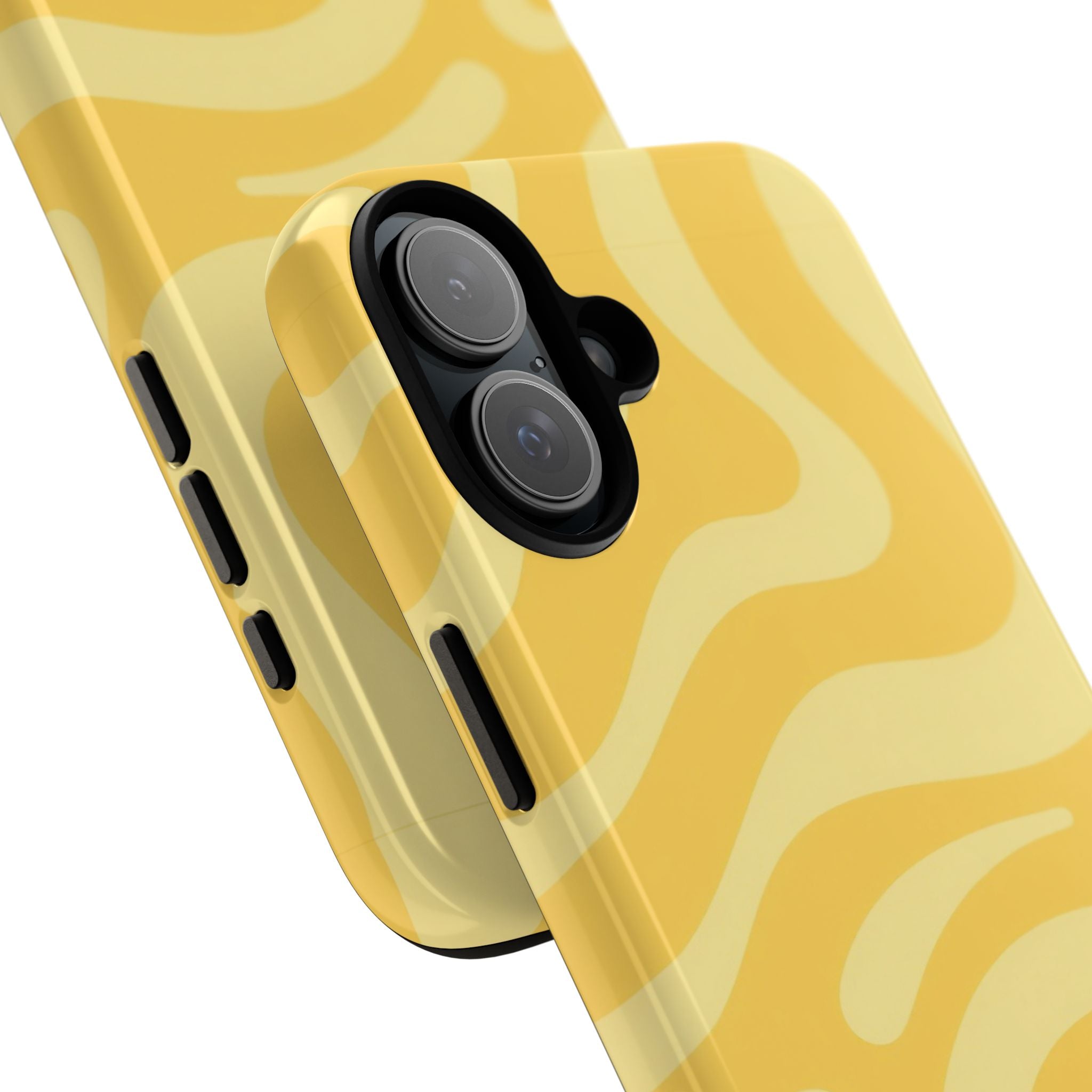 Yellow Retro Swirl Case