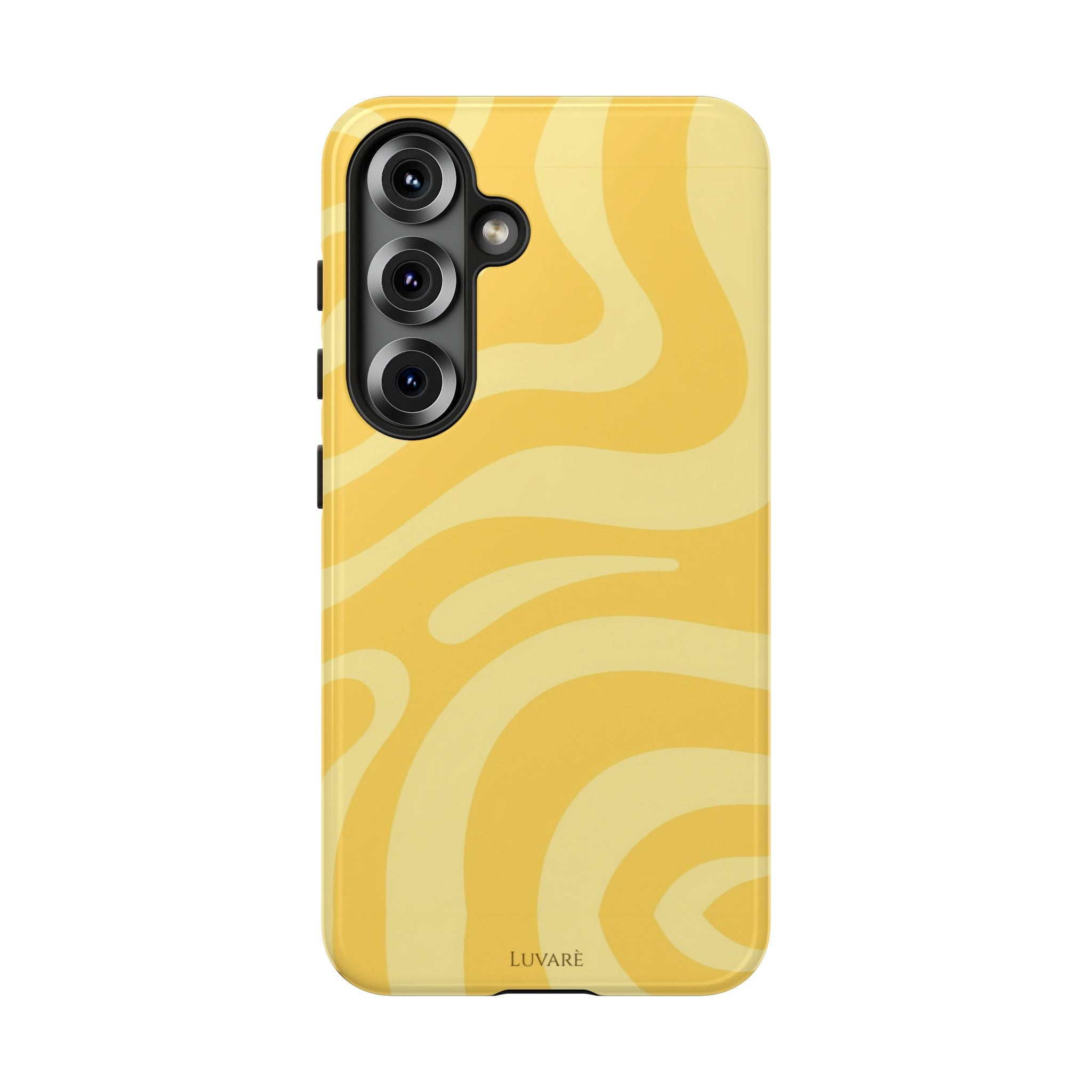 Yellow Retro Swirl Case