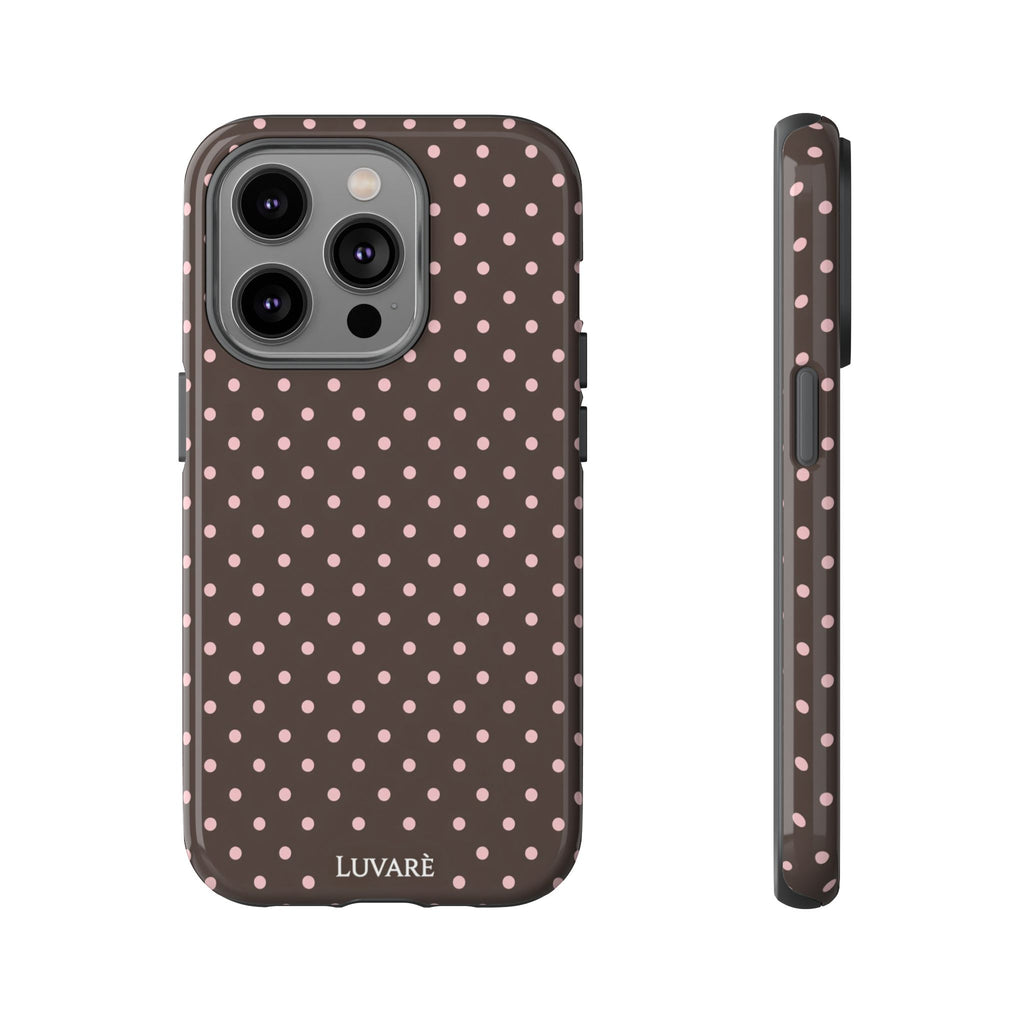 Brown Polka Dot Phone Case