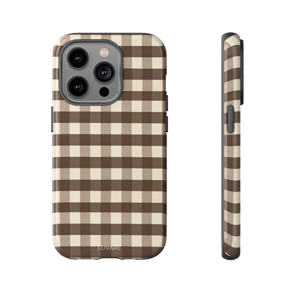 Brown Buffalo Plaid Case