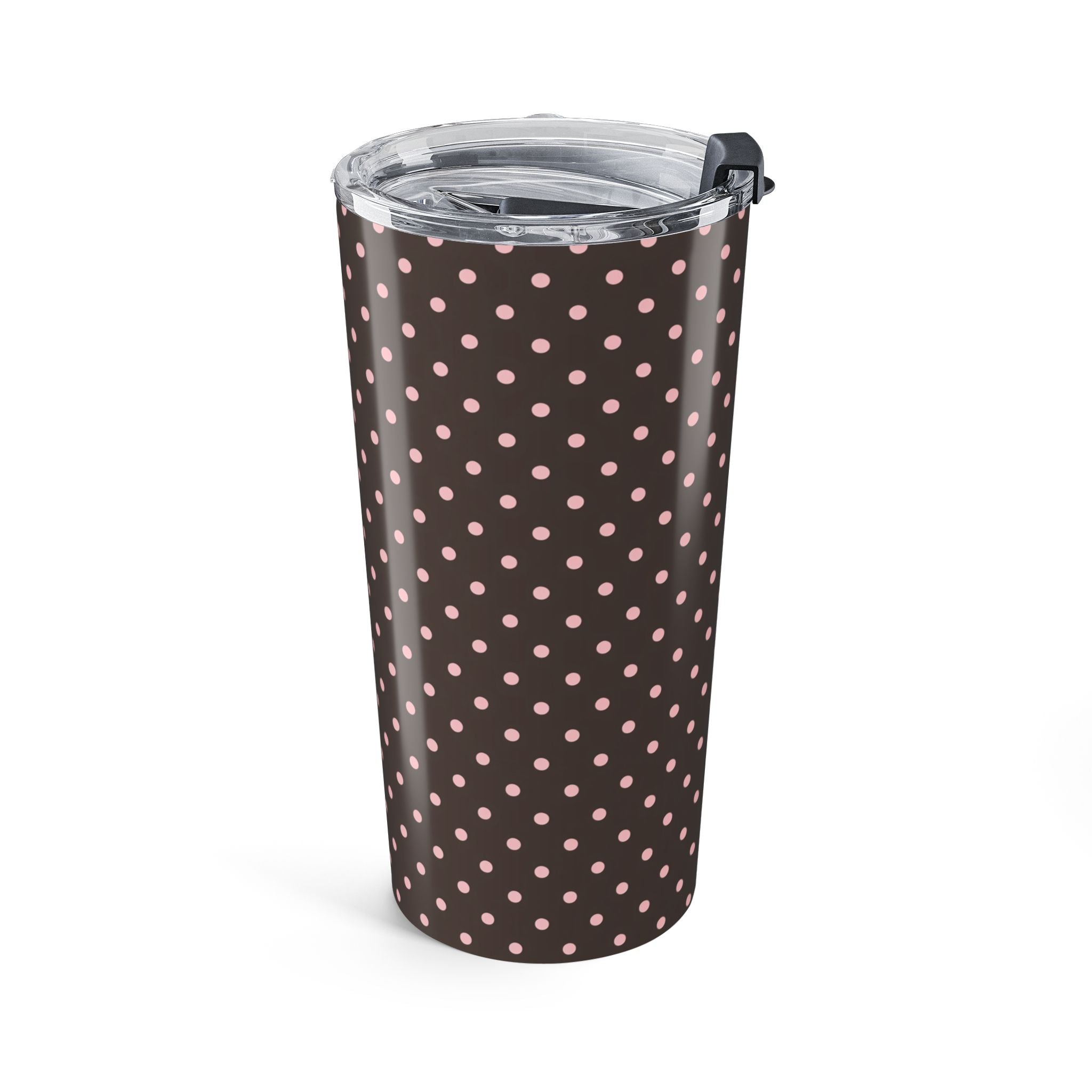Brown Polka Dot Tumbler 20oz