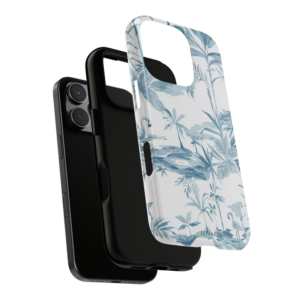 Tropical Palm Toile Case